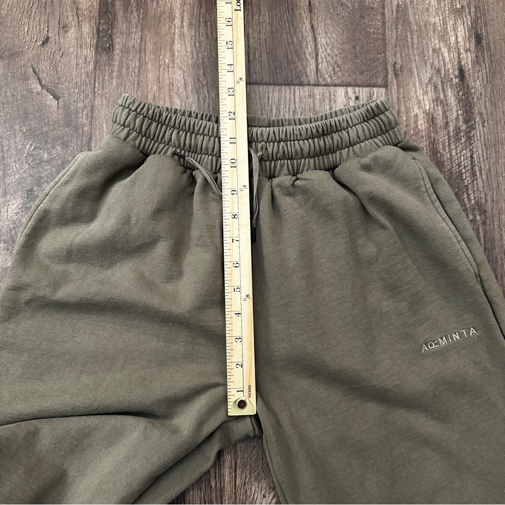 Arminta 100% Cotton Sporty Sweatpants Women’s Size M Green - Picture 9 of 9